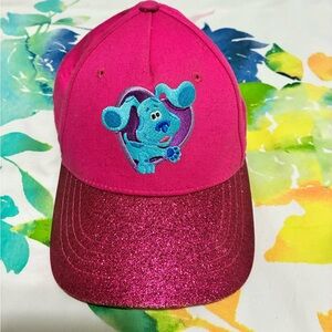 Blue’s Clue’s Pink Glitter Girls ball cap with Bluey embroidered on cap